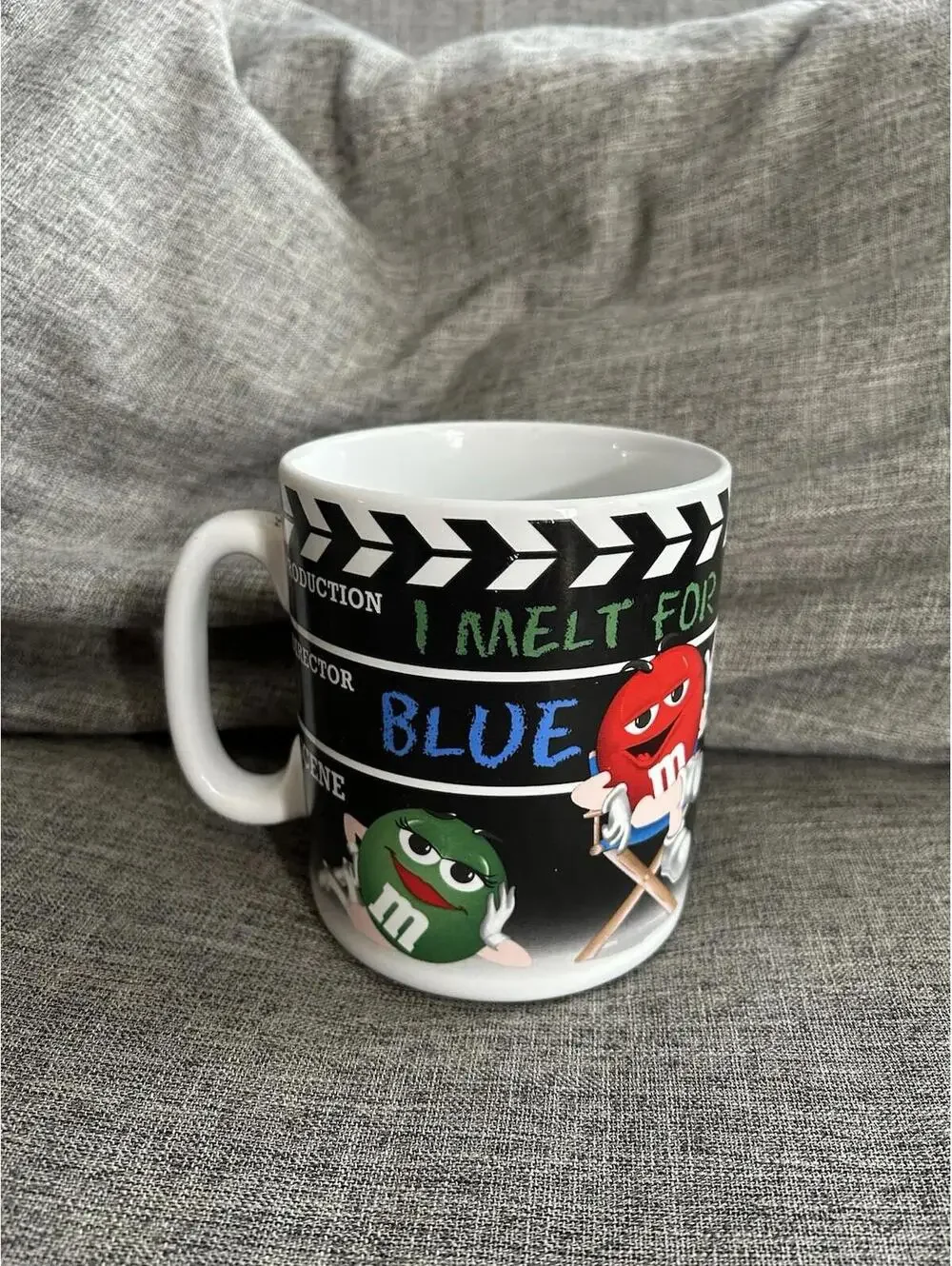 M&M Coffee Mug I Melt For No One Movie Director Ceramic XL Cup